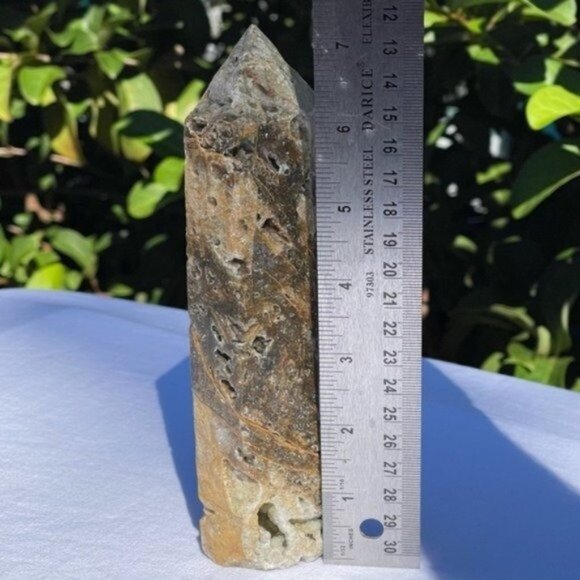 Large Druzy Sphalerite Tower - Picture 8 of 9